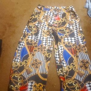 Printed Palazzo Pants